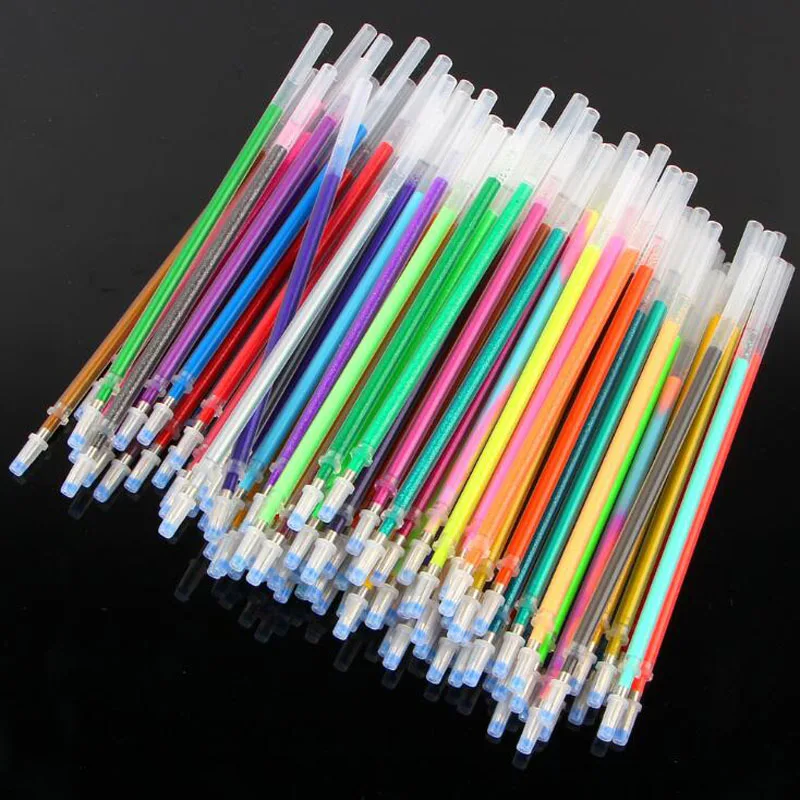 12 цветов флуоресцентные стержни для письма разных стержень ручки школьные