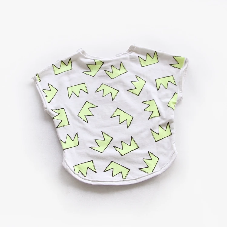 

Summer Small girls T Shirt Leisure Comfortable Short-sleeve Tshirts For Kids Baby Children Cotton Printing O-neck Tops Clothing