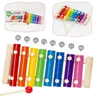 Pudcoco 2019 Новые красочные детские музыкальные инструменты милые детские ксилофон развивающие деревянные игрушки