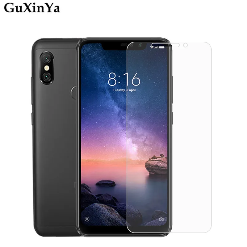 Закаленное стекло для Redmi Note 6 Pro 2 шт. Защита экрана Xiaomi pro с защитой от царапин