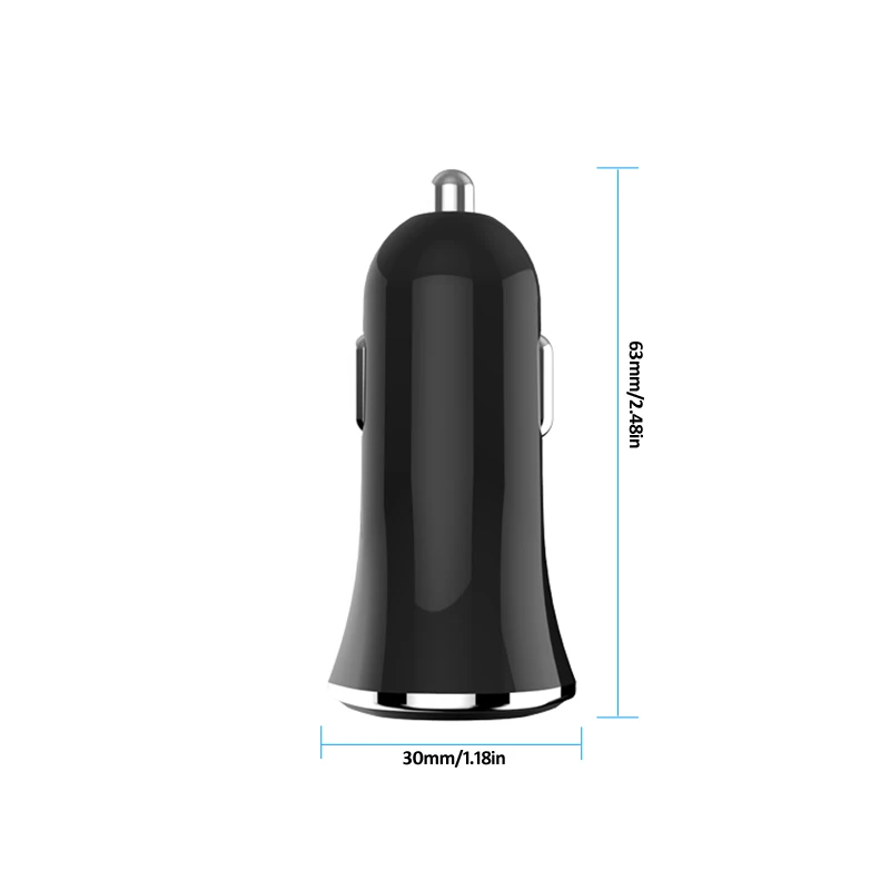INGMAYA автомобильное зарядное устройство с двумя портами USB 2.4A 12 Вт быстрой зарядки