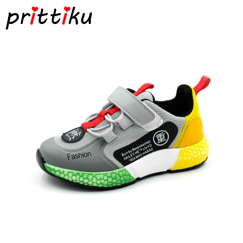 2020 Boys Girls Lightweight Sneakers Toddler/Little Kid Strap Low Top Mesh Trainers Children School Walk Casual Brand Shoes | Детская