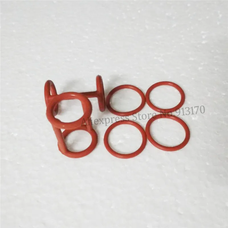 Уплотнительное кольцо Красного цвета для стержня клапана 2 шт. кольца в форме