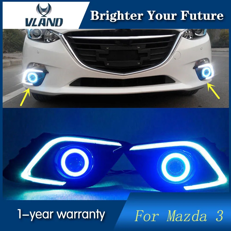 Автомобильные фары для Mazda 3 Axela 2013 2014 2015 дневные ходовые огни DRL противотуманные