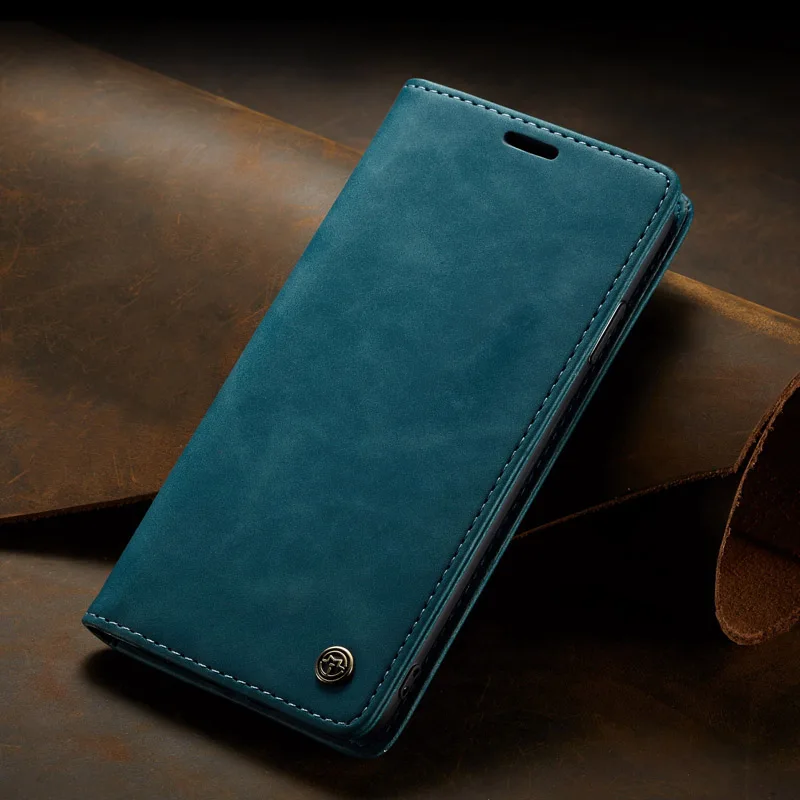 Магнитный флип-чехол для карт Fundas для iPhone 8, 7, 6 S, 6 Plus, чехол Coque для iPhone 11 Pro, XR, X, XS Max, роскошный кожаный чехол-подставка - Цвет: Синий