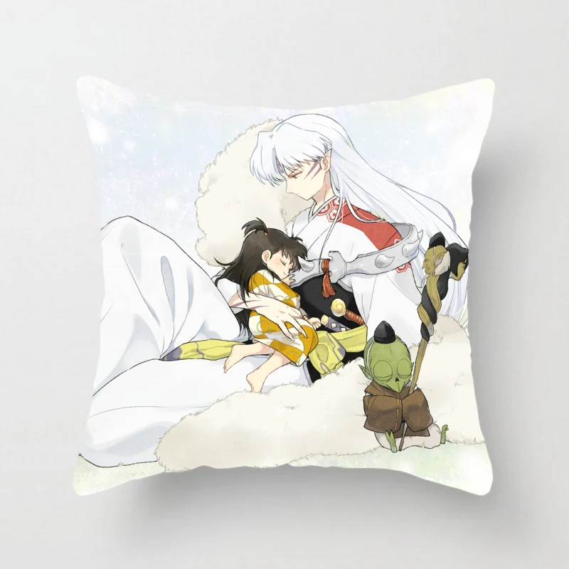 Новинка октября домашний текстиль подарок InuYasha Anime Sesshomaru & Rin односторонняя