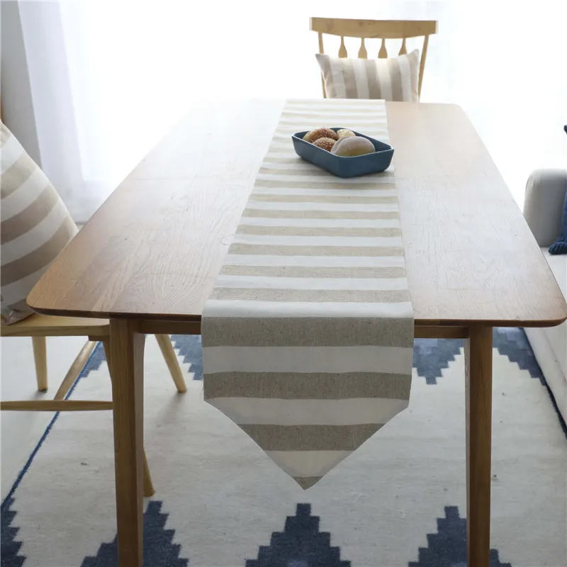 Nodic Print Stripe Table Runner Flag Modern Fashion Tablecloth Cover Placemat Pillowcase Wedding Party Home Decoration | Дом и сад