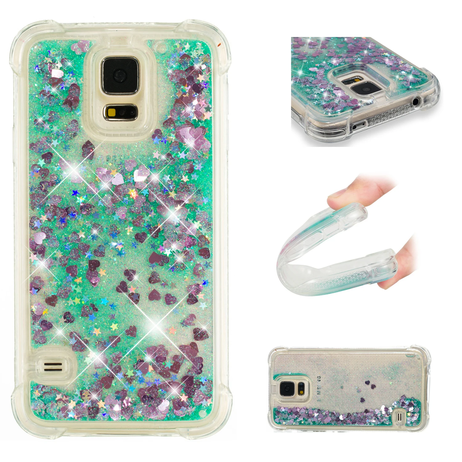For Samsung S5 neo S 5 G903 G900f G903F Dynamic Liquid Quicksand Cases for sm-g900f sm-g903f G900H SM G900FD Cover | Мобильные