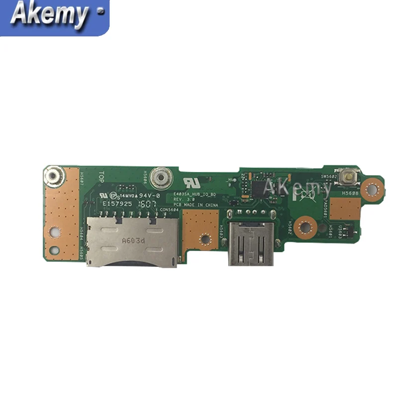 Akemy оригинал для For Asus E403SA USB плата E403S HUB IO BD REV 3 0 протестирована хорошо бесплатная