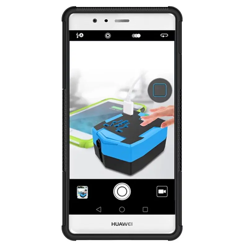 Жесткий пластиковый Чехол для Huawei P9 P10 Lite Plus 6X силиконовый гибридный Mate 9 Pro 8 P8 lite Y5