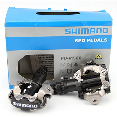 Черный SHIMANO PD-M540 MTB горный велосипед без клипса педали с SPD бутсы - Цвет: Черный