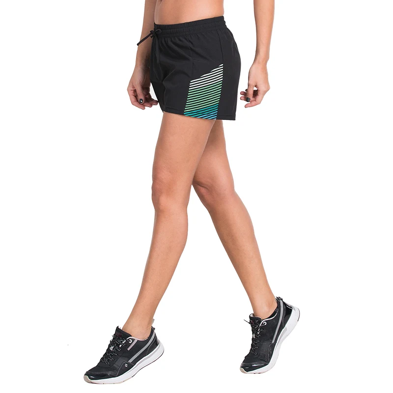 Женские шорты для бега гимнастические крутые женские спортивные фитнеса