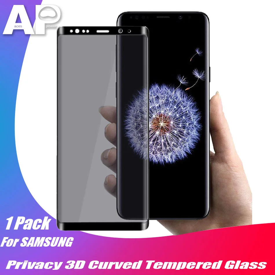 Защитное стекло Acespower закаленное с полным покрытием для Samsung Galaxy S10 S9 S8 Note 8 9 10
