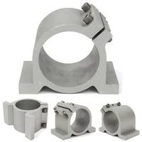 best price sliver 80mm diameter spindle motor mount bracket clamp for cnc engraving machine wholesale price 80mm spindle mount