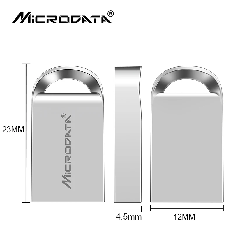 Металлический Мини флеш накопитель USB 2 0 с реальной емкостью 64 ГБ 32 16 8 4 Гб