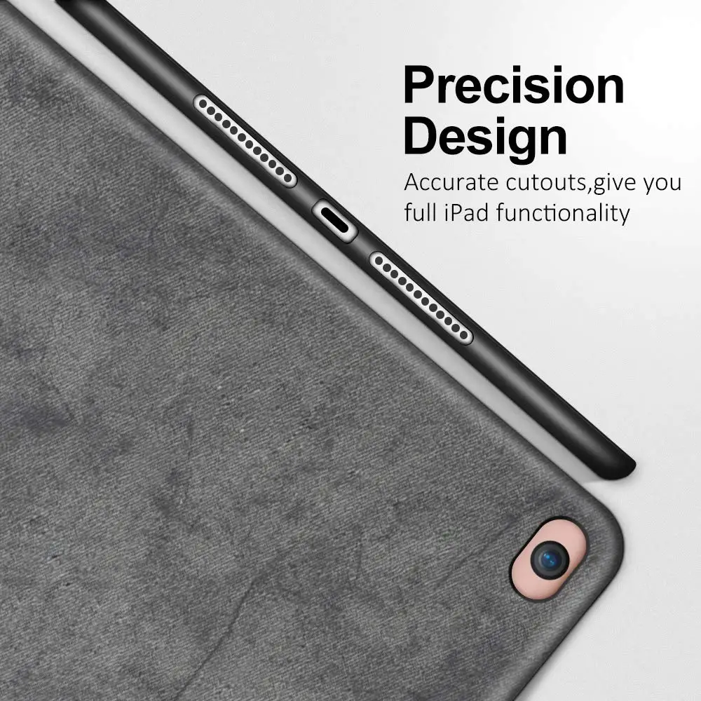 Чехол-подставка для iPad mini 5 7 9 2019 с держателем карандашей ультратонкий легкий