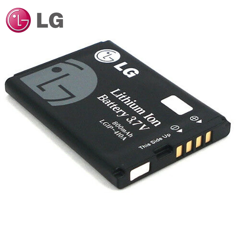 Оригинальный LLGIP 410A телефон Батарея для LG KG200 KG278 278A KE770 KF500 KF510 KG289 KG77 800 мА