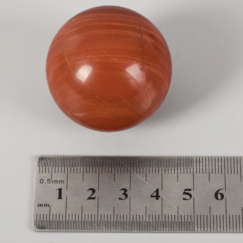 

1 pieces 40mm Diameter Natural Red Jasper Gemstone Sphere Crystal Balls Feng shui Home Decor