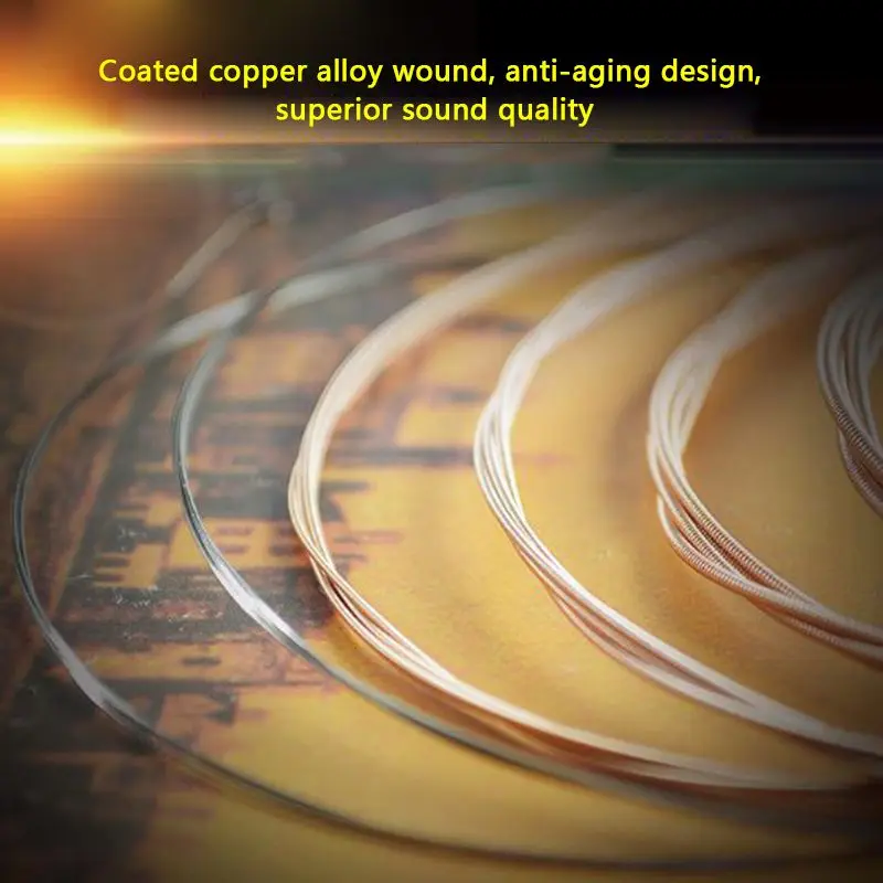 Комплект акустической гитары с шестигранной стальной балладой оригинальная