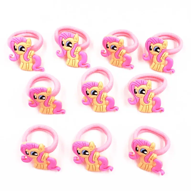 Разноцветные резинки для волос My little Horse Boli Poni 10 шт. Детские аксессуары девочек
