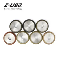 Z-LEAP 7Pcs/Set 4 Inch Diamond Fluting Wheels Wet Use Resin Bonded Grinding Disc For Flute Granite Marble Sanding & Grooving