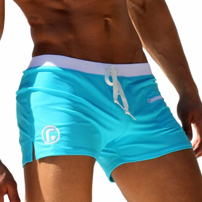 

Hot Sales Men's Man Swimwear Shorts Beach Board Shorts Men Solid Polyester Swimsuits Clothing Boardshorts Boxer Shorts