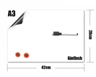 1 комплект 42*28 см мягкие Холодильник Гибкий A3 Доска сообщения доска магнитные записки холодильник Memo, водостойкие, 1 маркер и 2 кнопки