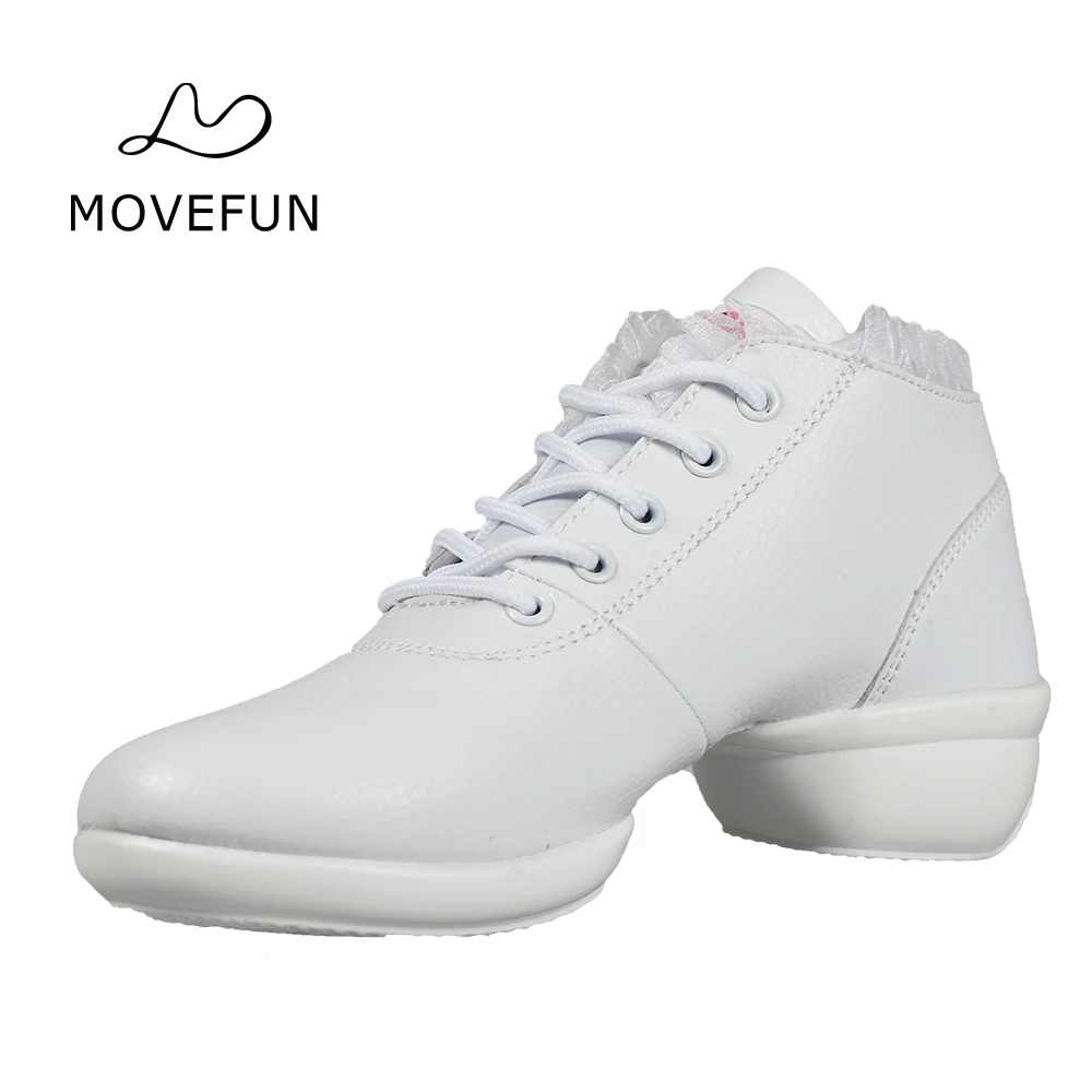 Movefun/весенне осенняя танцевальная обувь Женские ботинки в стиле джаз Новое