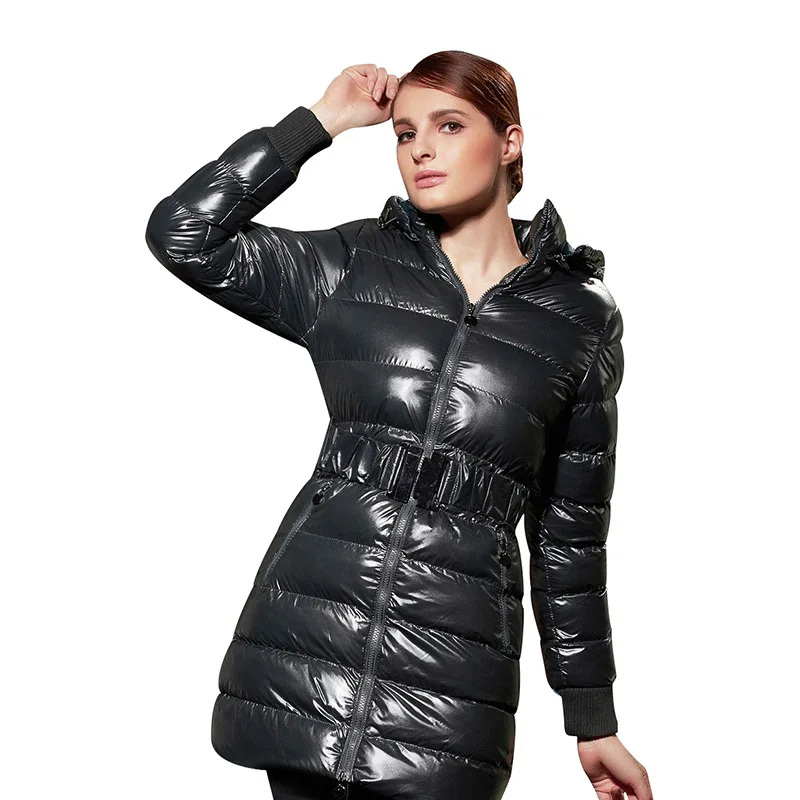 2017 Fashion Winter Jacket Women Long Hooded Thick Warm Down Casual Slim Cotton Padded Parka Outwear Plus Size | Женская одежда