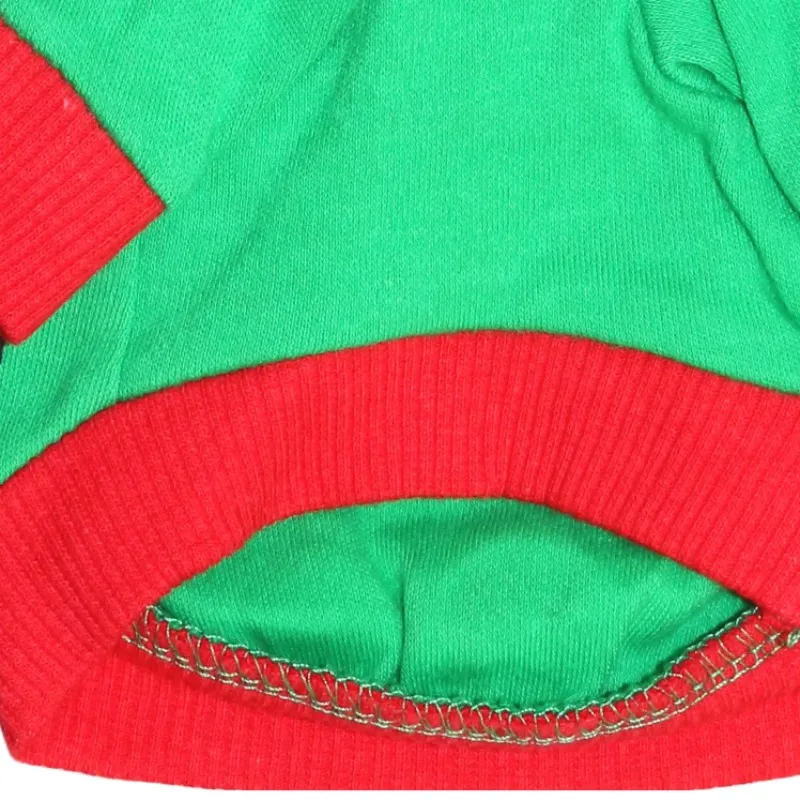 XS/S/M/L красная одежда для собак рождественский костюм с героями мультфильмов