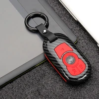 hot abssilica gel carbon fiber car remote key case cover for opel astra buick encore envision new lacrosse rings protect shell