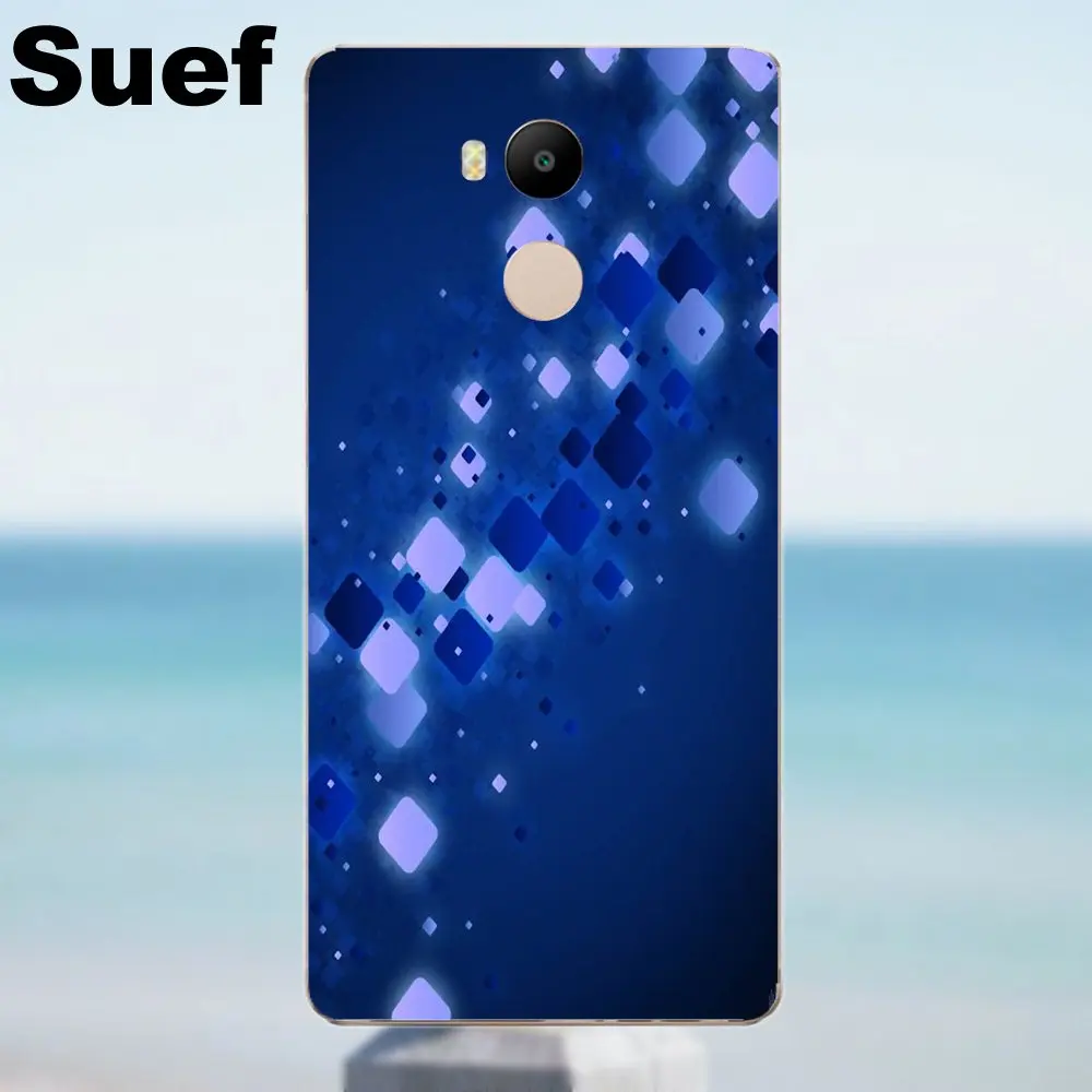 Suef синий свет абстрактный 3d ТПУ новый стиль для Xiaomi Redmi 4 3 3S Pro Mi3 Mi4 Mi4i Mi4C Mi5 Mi5S Mi Max Note