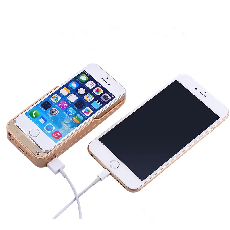 Тонкий чехол для внешнего аккумулятора ZKFYS 4200 мАч iPhone 5 5S SE 2018 внешний аккумулятор