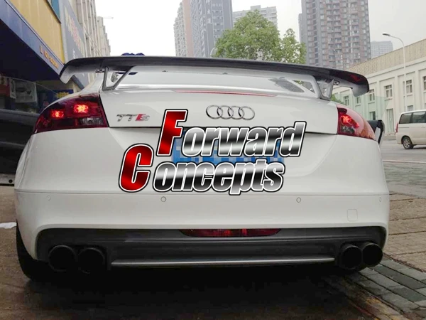 Для углеродного волокна 2007 2016 TT 8J TTS RS СТИЛЬ заднее крыло спойлер багажника|trunk
