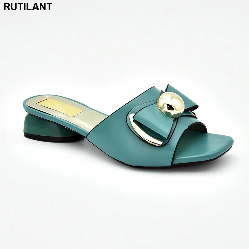 New Fashion Ladies Sandals with Heels Luxury Women Shoes Decorated Appliques Summer Low Heeled for Party Pumps | Обувь