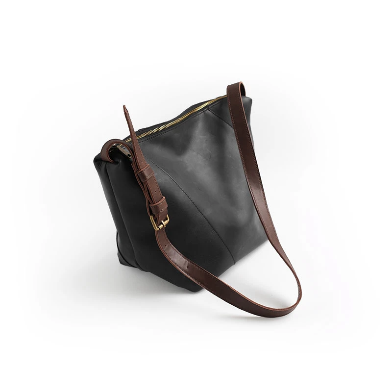 Маленький винтажный мешок ручной работы из воловьей кожи в европейском и