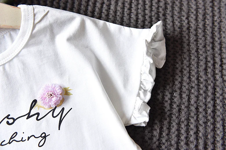 Одежда для маленьких девочек новинка 2018 летняя одежда детская свободная