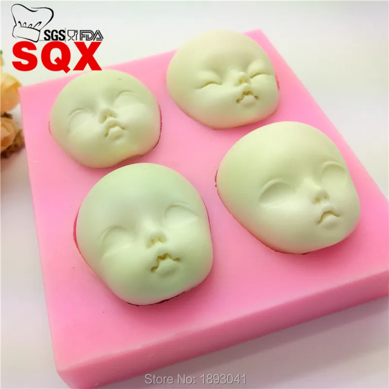 4 шт. милые детские формы для картин силиконовая форма мыла помадки украшения