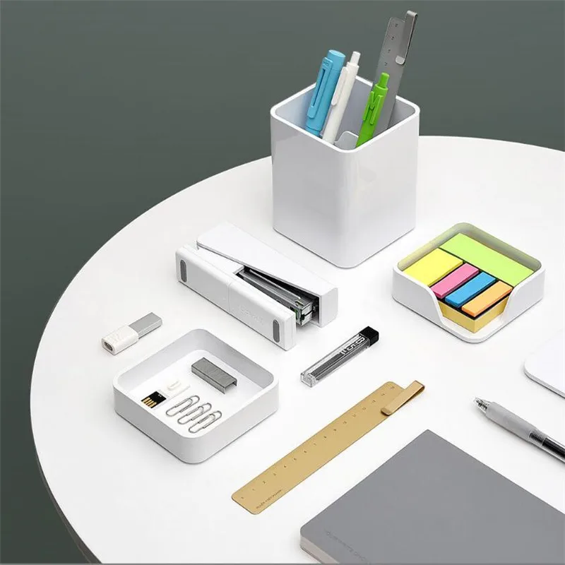 Набор настольного хранения Xiaomi KACO LEMO чехол для ручек коробка заметок продуктов 3