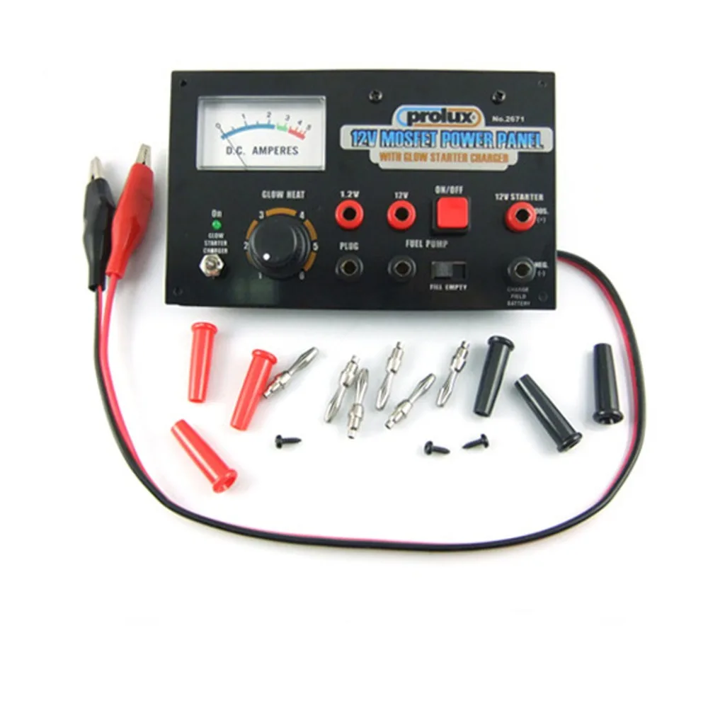 12V Мощность панель ж/свечение стартер зарядное устройство для RC игрушки модель 1