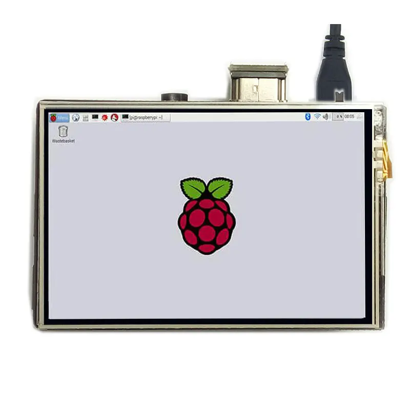 (Прекращено) raspberry pi 3 5 дюйма hdmi сенсорный ЖК экран 60 кадров в секунду высокая