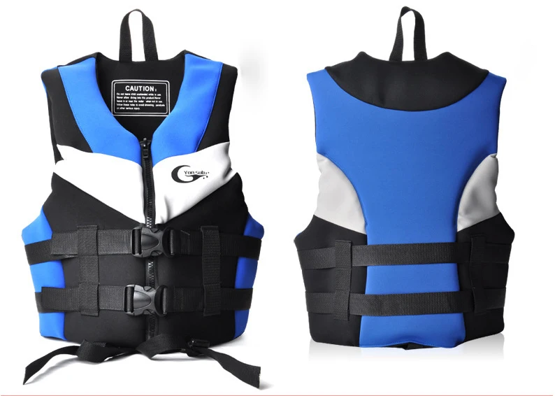 Спасательный жилет неопрен Lifevest пляжный Дрифтинг серфинг Рыбалка рафтинг дети и взрослые плавающий спасательный жилет синий красный цвет