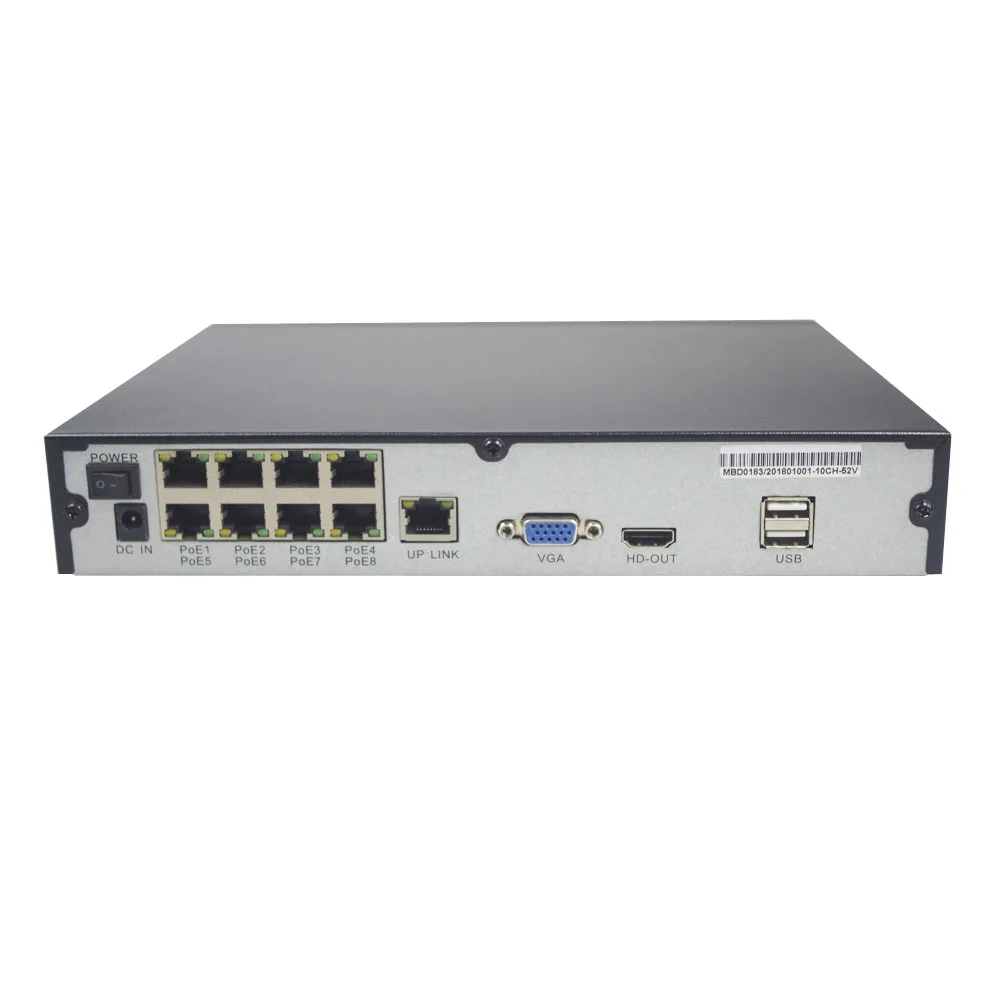 8CH 4CH 1080P 48V POE NVR комплект системы видеонаблюдения NVSIP 802.3af P2P ONVIF сетевой