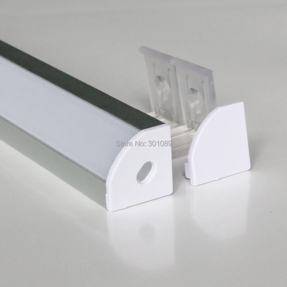 20 м (20 шт.) в партии 1 за штуку анодированный алюминиевый профиль для светодиодной