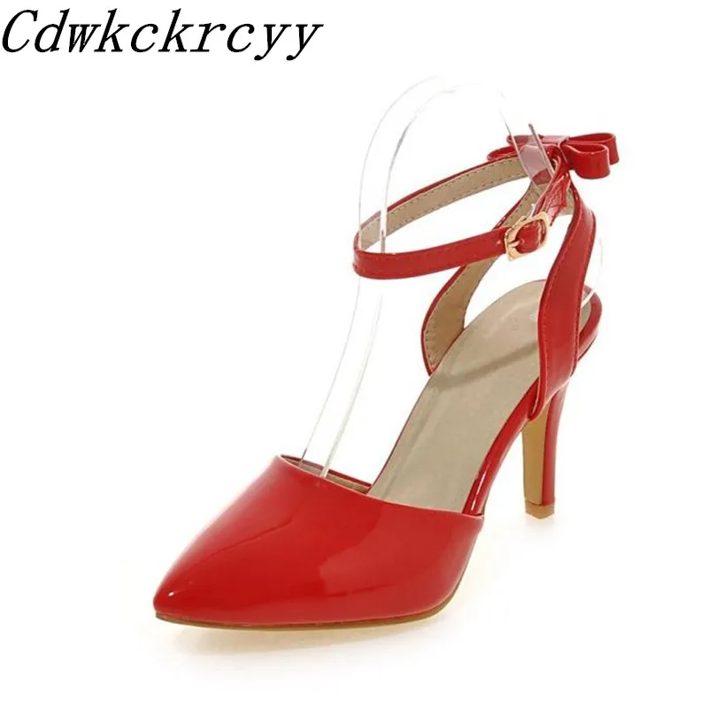 

Summer Europe and America New pattern fashion Cusp High-heeled Women sandals black sexy Shallow mouth Women sandals