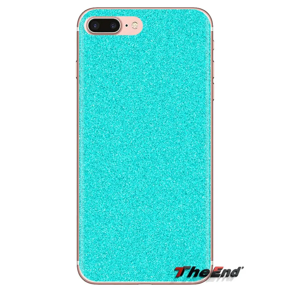 For Samsung Galaxy J1 J2 J3 J4 J5 J6 J7 J8 Plus 2018 Prime 2015 2016 2017 Silicone Shell Cases Teal Blue Glitter heart strip dot |
