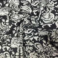 leolin three dimensional black white printed cotton skirt pants clothing coat dress wholesale skirt fabric 50cm