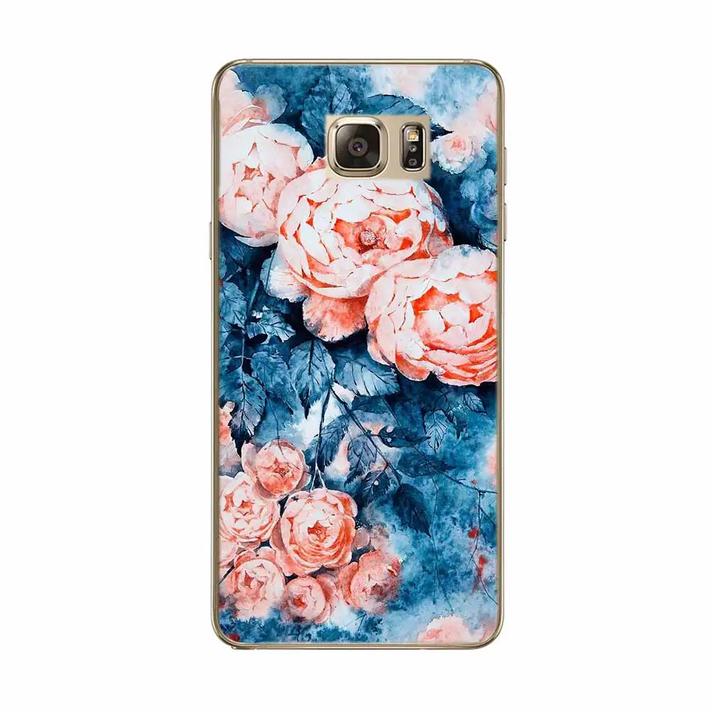 Чехол для SamSung S7 S8 плюс A7 A3 A5 2017 S6 край S5 Примечание 5 3 чехол телефона цветы