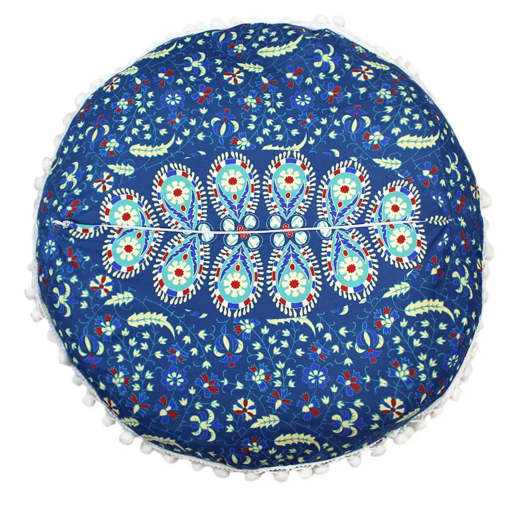 Индийские подушки с рисунком Мандала круглые богемные домашние подушки Pillowsham Подушка Pillowsham декоративные подушки украшения для дома Подушка Горячая#20