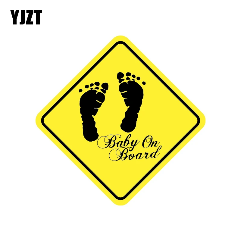 

YJZT, 15 см * 15 см, Детская Наклейка с надписью «Baby On Board», 55-40093